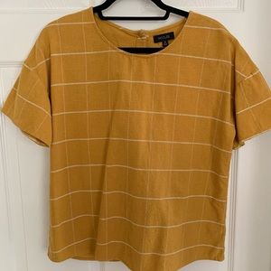 Mustard yellow top